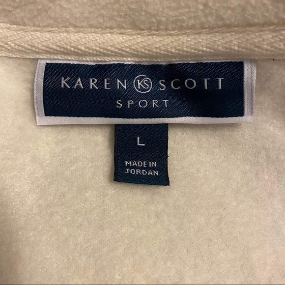 KAREN SCOTT Sport Zip-Up Zeroproof Fleece Vest - Picture 11 of 11